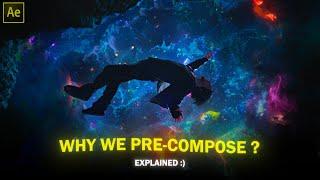 What is pre composition after effects