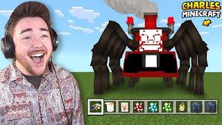 PLAYING THE CHOO CHOO CHARLES MINECRAFT MOD… so amazing