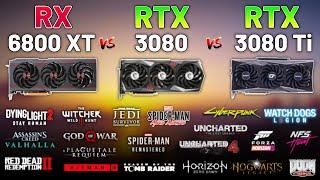 RX 6800 XT vs RTX 3080 vs RTX 3080 Ti in 2023 Test in 20 Games How Big is The Difference?