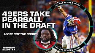 49ers draft Ricky Pearsall Is Brandon Aiyuk gone? - Mad Mel  Pat McAfee Draft Spectacular