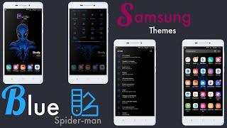 Blue SpiderMan Samsung Theme