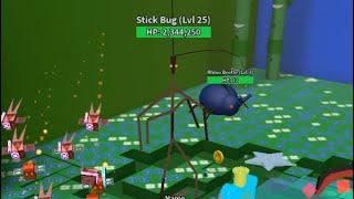 Level 25 Stick Bug Challenge without Robo Bear Challenge  Bee Swarm Simulator