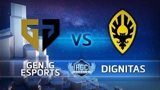 HGC Finals 2018 - Game 2 - Gen.G vs. Dignitas - Bracket Stage Finals