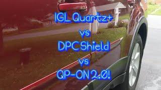 Ceramic Coating experiment to fix severe waterspots IGL Quartz+ vs. DPC Shield vs. QP-ON 2.0