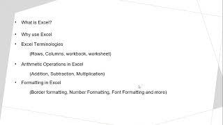 Getting Started with Excel-1