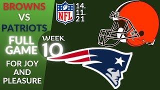 Cleveland Browns vs New England Patriots Week 10 NFL 2021-2022 Full Game Watch Online Football 2021