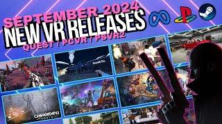 September 2024 New VR Game Releases Quest PCVR PSVR2