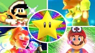 Evolution of Super Stars in Mario Games 1985-2017