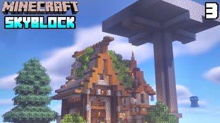 Minecraft SKYBLOCK Lets Play  Building a Mob Farm  Episode 3