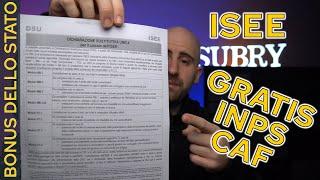 Come richiedere ISEE 2023 INPS o CAF GRATIS TUTORIAL completo. DOCUMENTI necessari per BONUS SCONTI