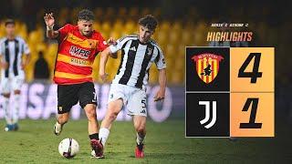 HIGHLIGHTS SERIE C  Benevento 4-1 Juventus Next Gen  Matchday 7