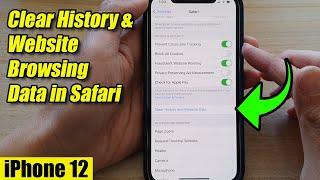 iPhone 12 How to Clear History & Website Browsing Data in Safari