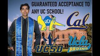 How to get accepted to UCLA UC Berkeley UCI & More  TAG & TAP Program