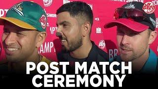 Post Match Ceremony  Vancouver Knights vs Toronto Nationals  M 1  Global T20 Canada 2024  M6A1A