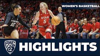 No. 3 Stanford vs. No. 8 Utah  Game Highlights  Womens College Basketball  2022-23 Season