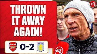I’m Hurt We’ve Thrown It Away Again Lee Judges  Arsenal 0-2 Aston Villa