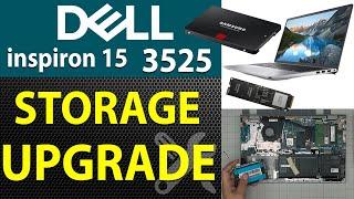 How to Upgrade Storage on Dell Inspiron 15 3525 Laptop  SSD & HDD Expansion