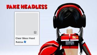 HOW TO GET CHEAP FAKE HEADLESS HEAD ON ROBLOX 2024 🫣