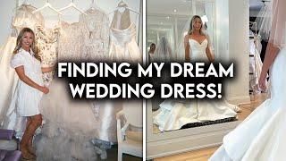 WEDDING DRESS SHOP WITH ME  I SAID “YES” TO THE DRESS