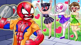 Spider Man Trains His Muscles To Choose His Love - Marvels Spidey and his Amazing Friends Animation