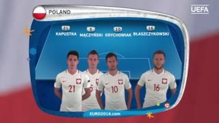 Polands starting lineup against Northern Ireland UEFA EURO 2016