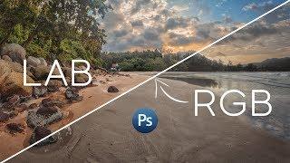 Photoshop tutorials  LAB color space  I give the secret method  Processing photos in Photoshop