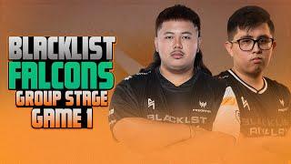 BLACKLIST vs FALCONS  GAME 1 - WATCH PARTY WITH KUKU ARMEL PALOS JWL YOWE and KYLE