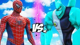 SPIDERMAN VS BEN 10 - Diamondhead Cristal vs Spider-Man 2002