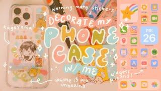 decorate my phone case w me what’s on my iphone 13 pro + unboxing