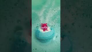 бомбочка для ванны голубая зверята