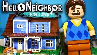LEGO Hello Neighbor Hide and Seek  Stop Motion Animation