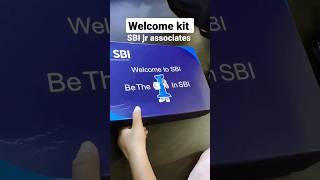 SBI JA welcome kit unboxing  #SBI #sbiclerk #sbipo #sbiclerkmains #bankingexams  #sbiwelcomekit