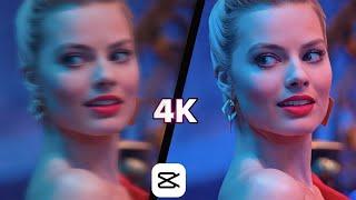 How To Convert Normal Video To 4K Ultra HD  CapCut 4K Quality Tutorial  2023 