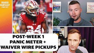 Post-Week 1 Panic Meter + Waiver Wire pickups  Yahoo Fantasy Forecast