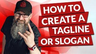 How to create a tagline or slogan