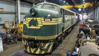 STEAMRAIL GIFTED LOCOMOTIVE S301 BY PACIFIC NATIONAL - 2024 Open Days Locomotive Reveal 1