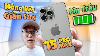 1 ngày dùng thực tế iPhone 15 Pro Max pin quá khoẻ vẫn giảm sáng màn hình?