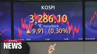 S. Koreas benchmark KOSPI tops 3300 points for first time ever