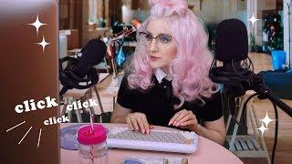 Chatty Reporter Interviews You ASMR RP soft spoken + keyboard tapping gum chewing