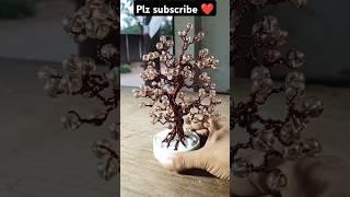 DIY amazing work bonsai tree #diy #bonsai #wiretree #dhalicrafts