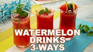 Watermelon Drink  Watermelon Slushie  Watermelon Mojito  Summer Drink  Iftar Recipes