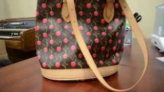 Pre-Owned Authentic Louis Vuitton Cherry Bucket with Coin Purse