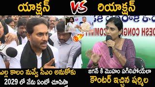 YS Jagan VS YS Sharmila  YS Sharmila Mass Counter To YS Jagan Reddy  Chandrababu  FC