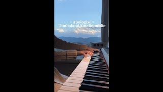 Apologieze piano cover