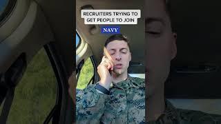 The Military Branches’ Recruiters Calling Applicants probably.