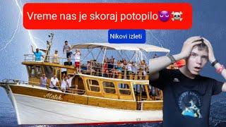 Skoraj nas je potopilo- Z ladjo️ iz Novigrada do Rovinja🩵 Limski kanal in Piratska jama