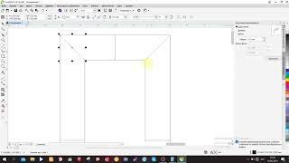 как нарисовать Пример фасада Прямоугольник 19 мдф в Corel Draw