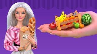 18 Kendin Yap Tarzı Minyatür Barbie Yiyeceği ve El İşi