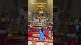 Golden Buddha in Thailand ￼