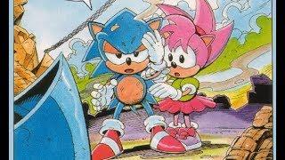 Sonamy moments in Sonic The Comic